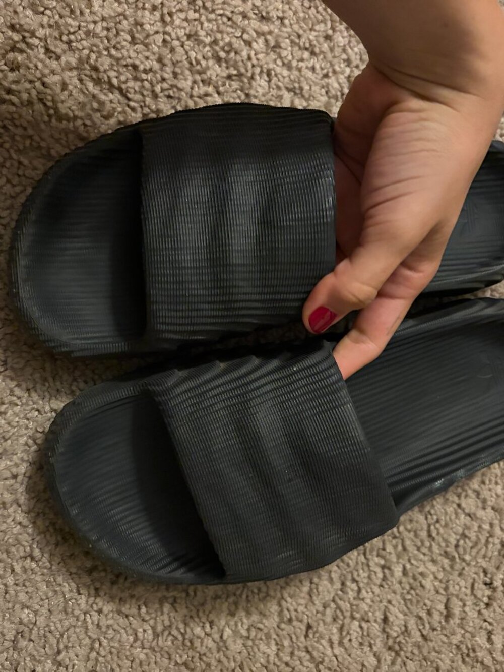adidas Adilette 22 Slides black womens 8.5 mens 7